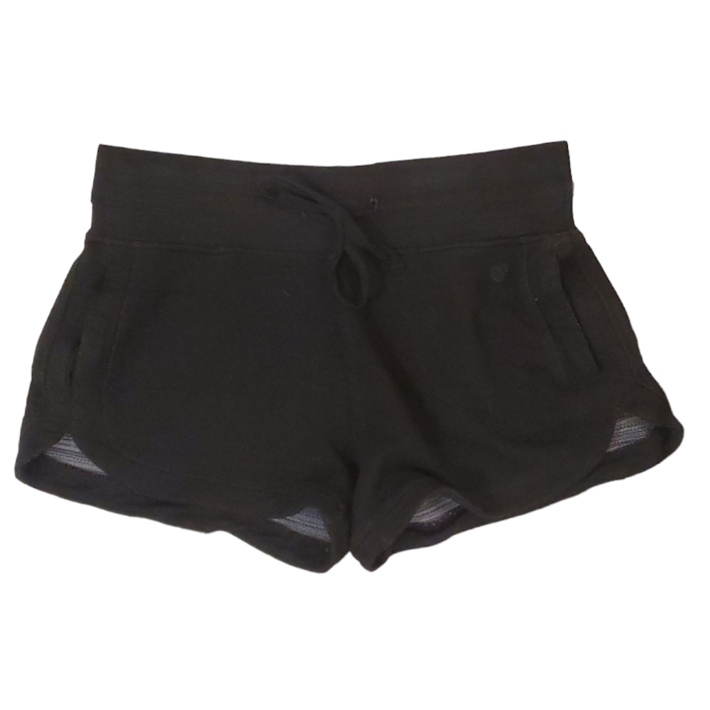 Colosseum Women's Black Activewear Four Way Stretch Workout Shorts Medium